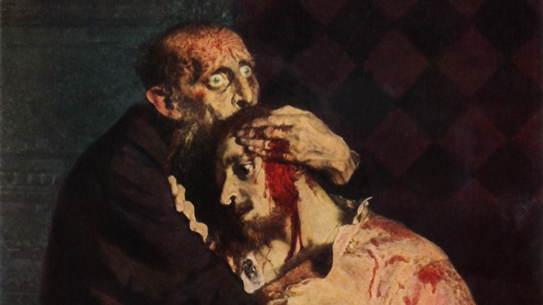 painting depicting Ivan killing son 
