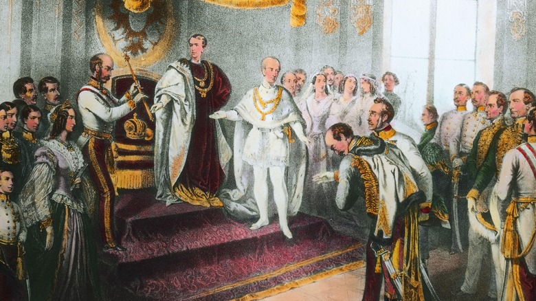 Emperor Franz Joseph I coronation