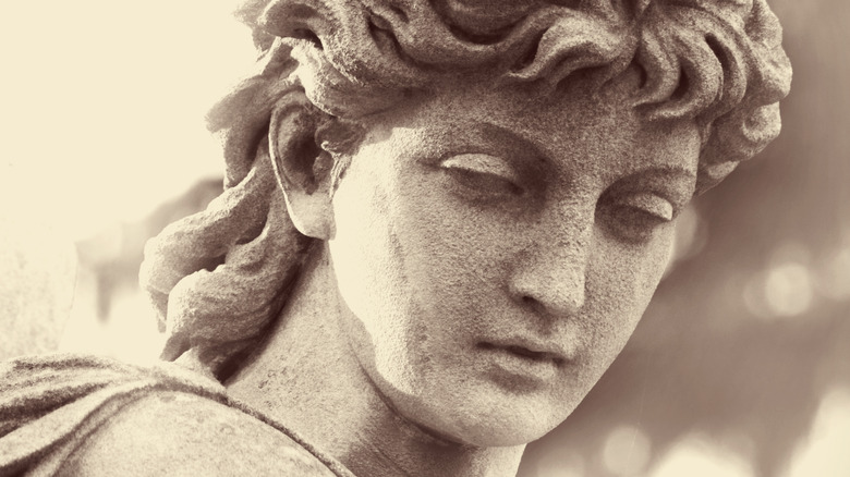 Aphrodite statue face