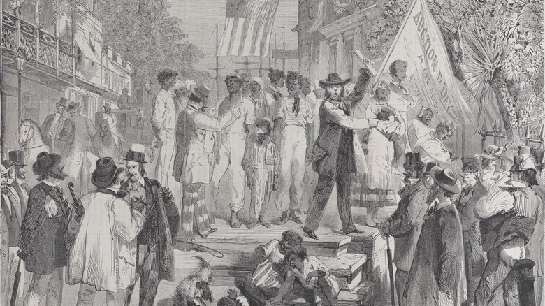 slave auction in Richmond, Virginia