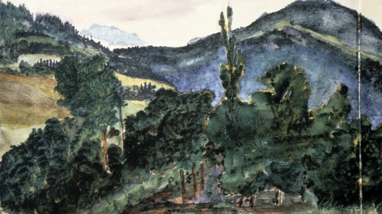 Watercolor by Adolf Hitler