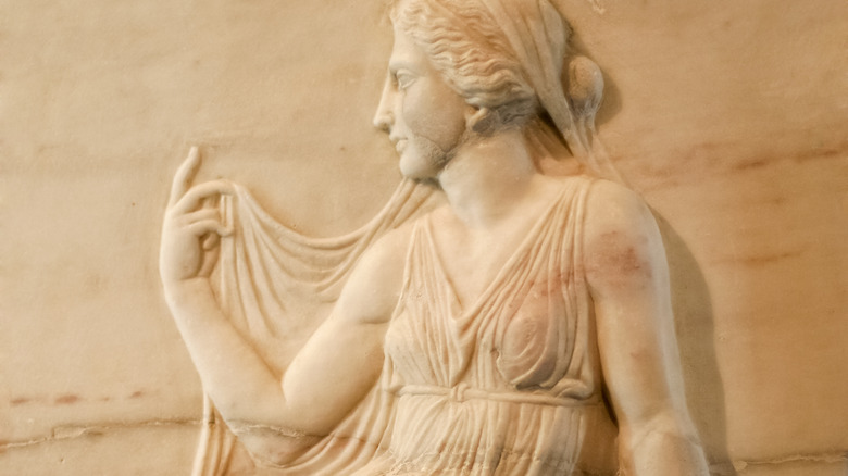 Roman relief Demeter Ceres