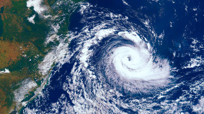 hurricane as seen from space