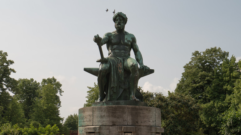 Statue of Hephaestus in Germany