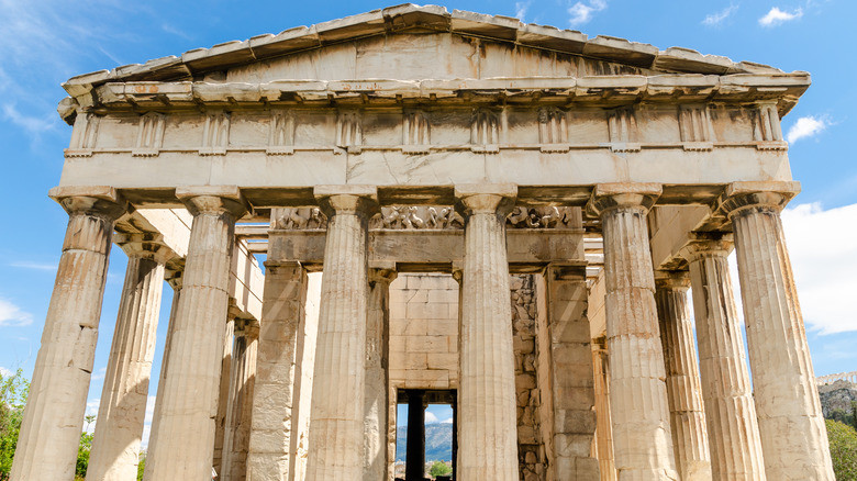 The Temple of Haphaestus in Athens