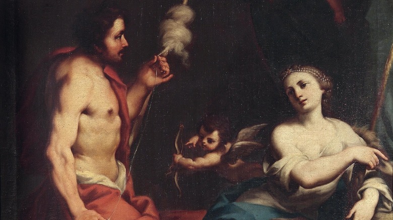 Herakles Omphale painting