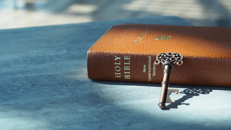  Holy Bible and key