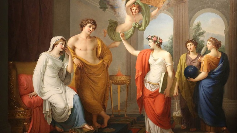 Wedding of Thetis and Peleus painting