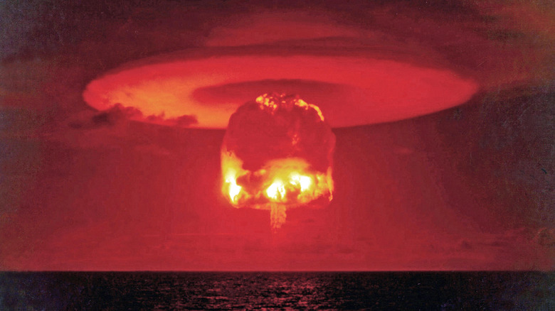 atom bomb mushroom cloud