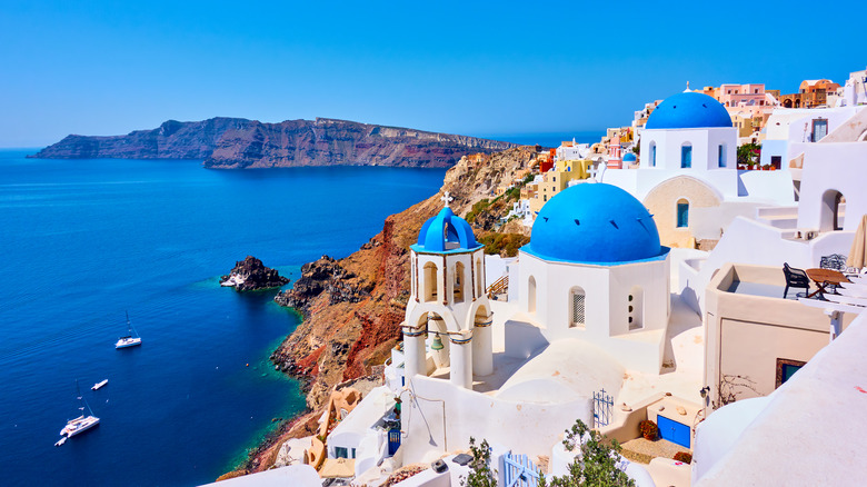 the greek island of santorini