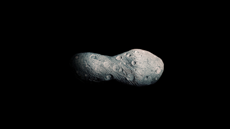 Asteroid in space