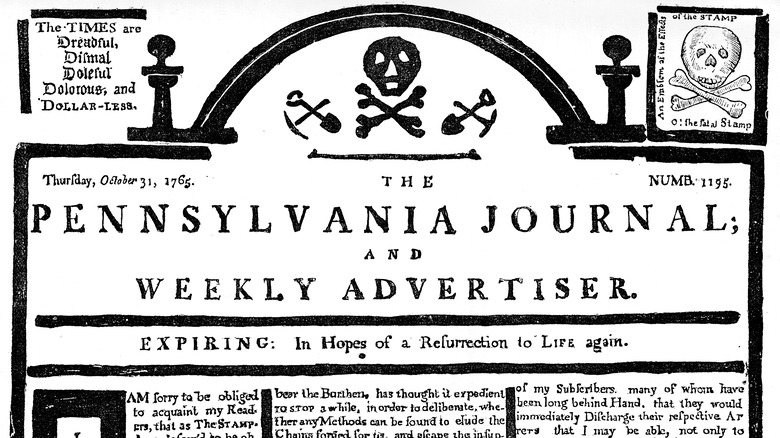 1765 newspaper