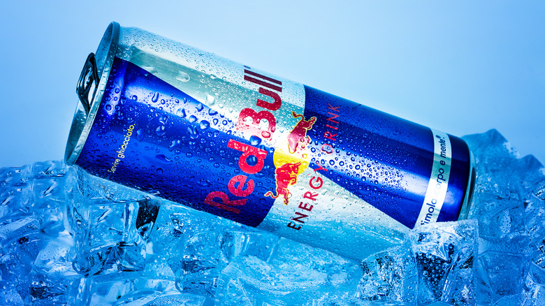 red bull on ice