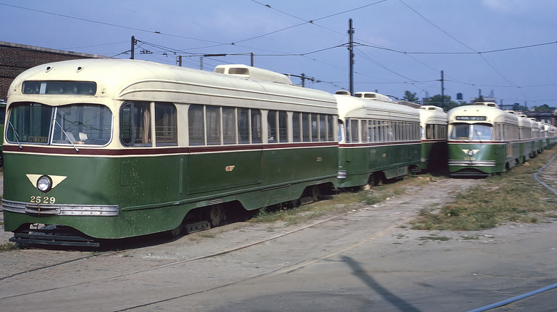 PTC Trains stored in Philadelphia