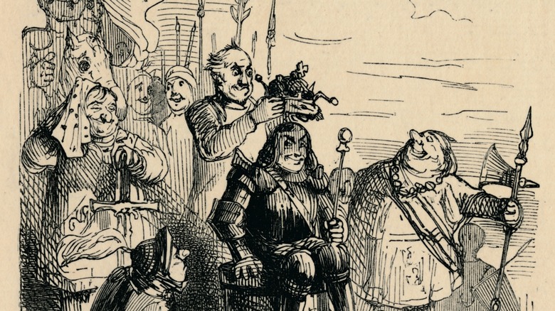 Illustration of Henry VII's coronation