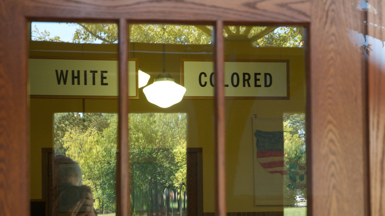 Segregated Kansas school facilities 