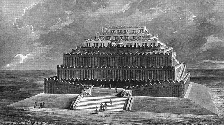 Illustration of the Tower of Babel