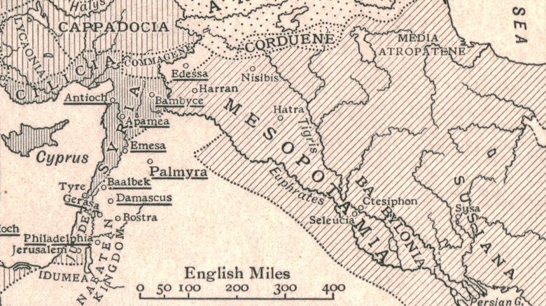 A map of Parthian Mesopotamia