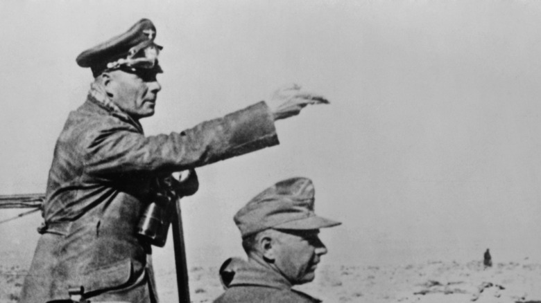 Erwin Rommel pointing hand