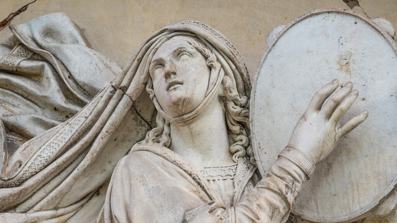Bas-relief of Miriam
