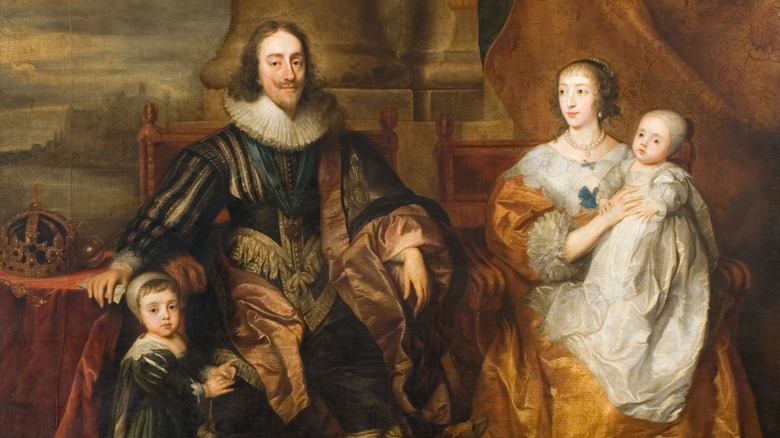 Portrait of Charles I and his family