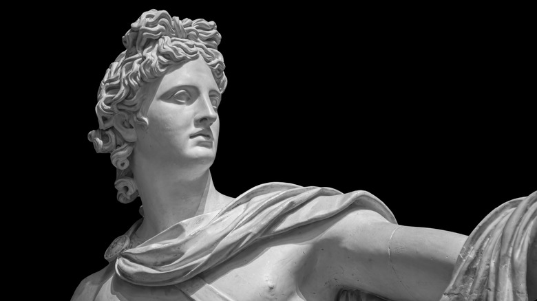 A statue of Apollo