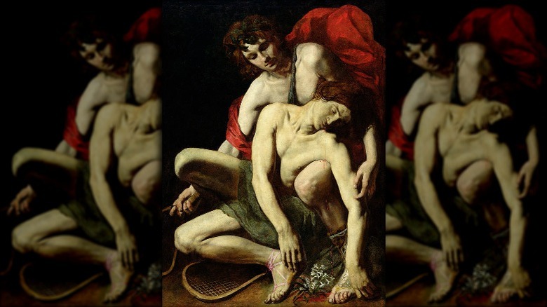 The death of of Hyacinthus 
