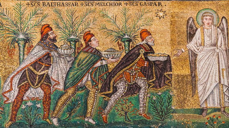 mosaic of The three magi