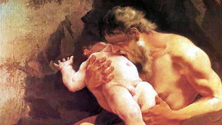 Kronos eating his son