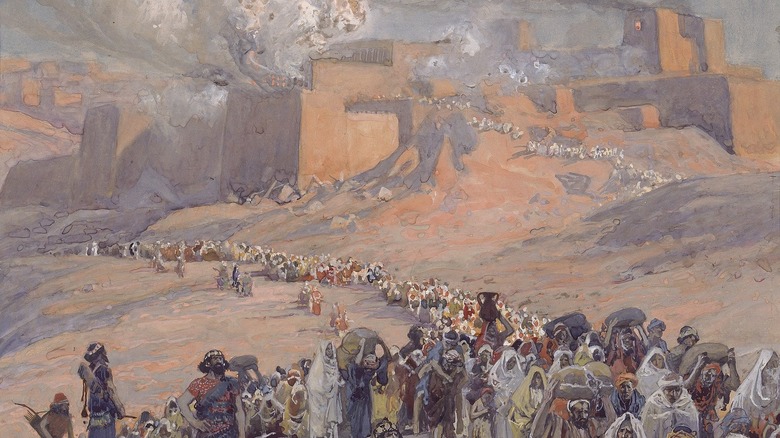 Flight of prisoners Babylonian captivity