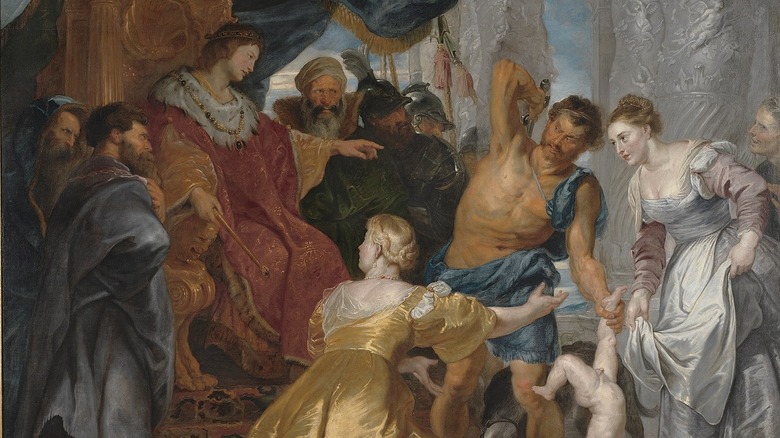 Judgement of Solomon, Peter, Paul Rubens painting
