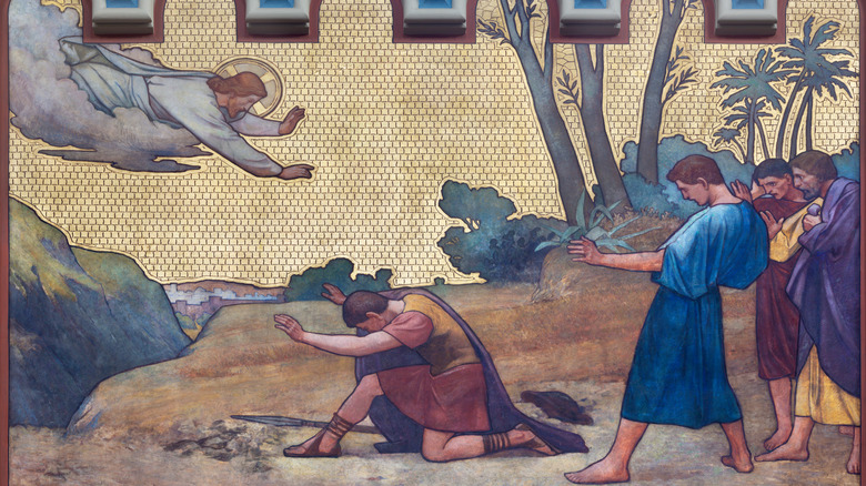 fresco depicting Saul's conversion