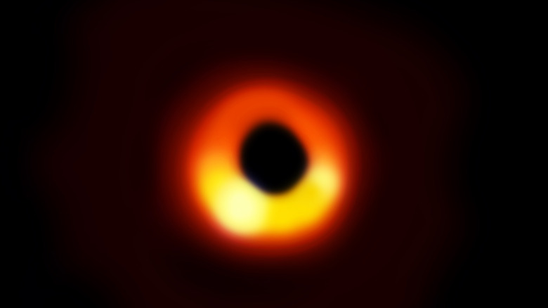 black hole image from space
