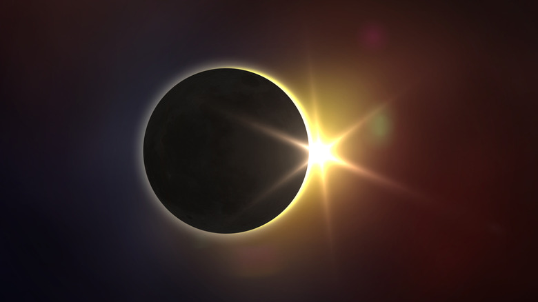 Graphic of of solar eclipse