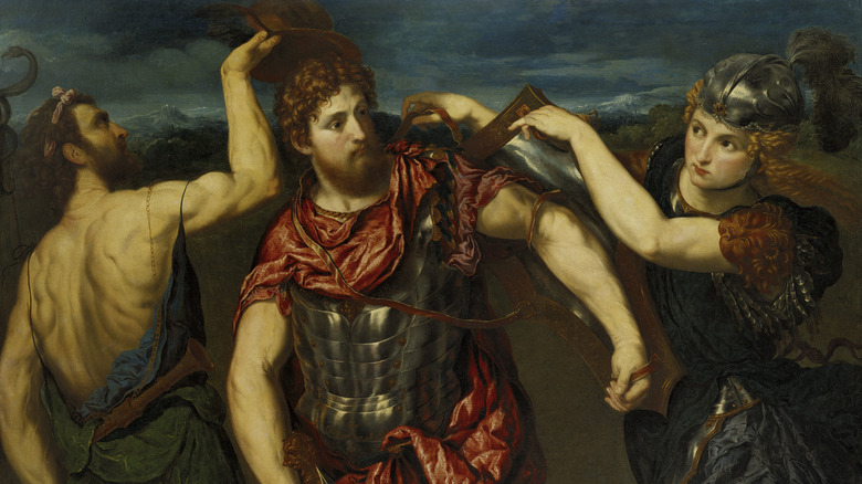 perseus armed by hermes and athena