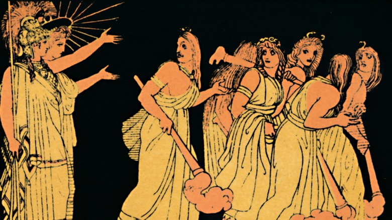 Athena and the Furies