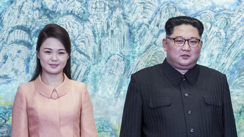 Kim Jong-un and wife Ri Sol-ju