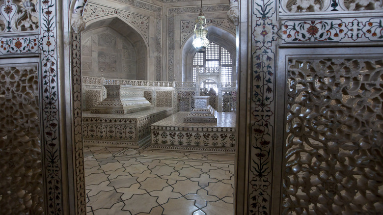 Cenotaphs in the Taj Mahal