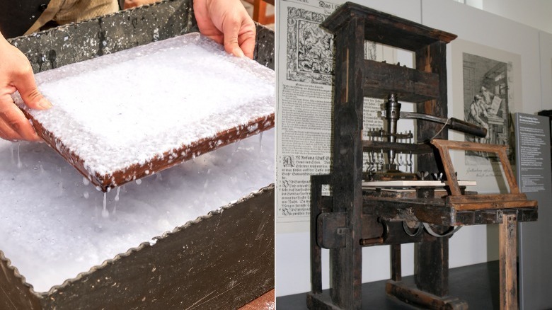 Papermaking and the printing press