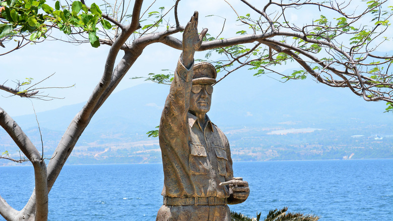 Statue of General Douglas MacArthur in the Philippines