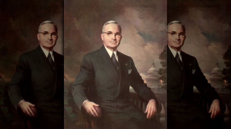 Official portrait of President Harry Truman
