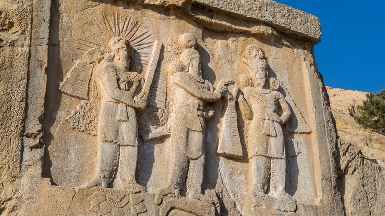 Relief of Ardeshir II Sassanid Emperor