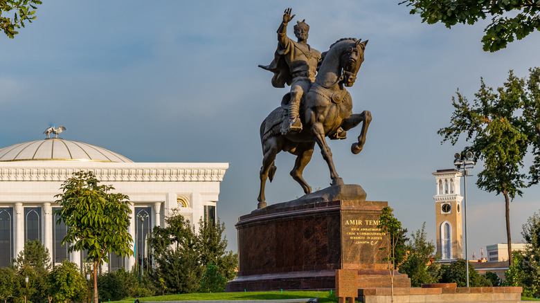 Tamerlane statue