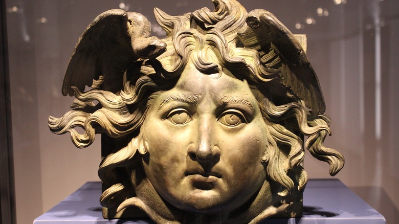 Bronze sculpture of Medusa