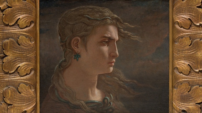 Head of Medusa, Elihu Vedder