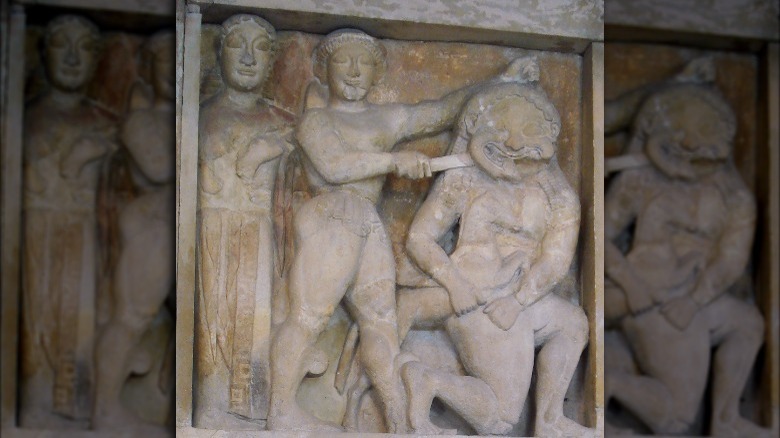 Perseus slaying Medusa