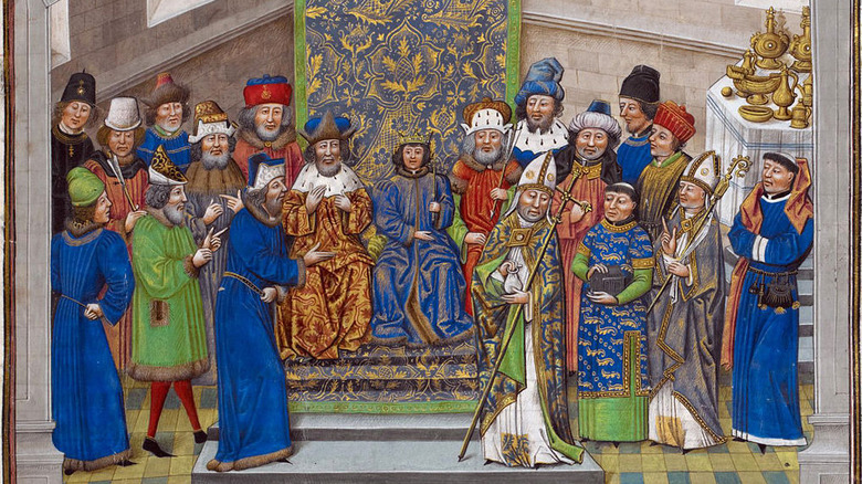 Richard II after his coronation as a boy