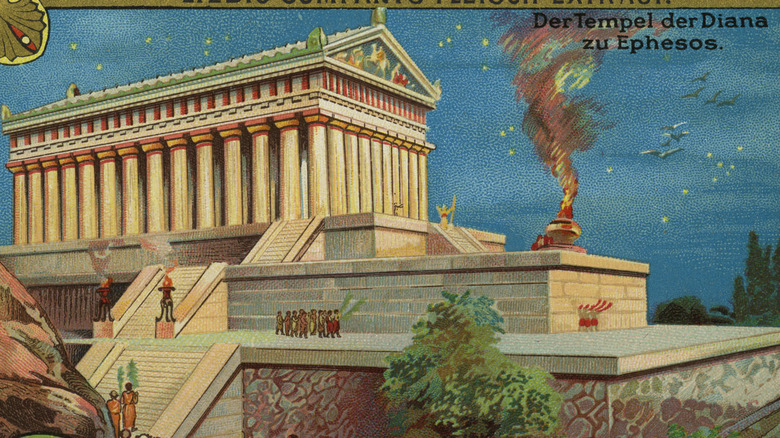 illustration of Artemis's temple at Ephesus