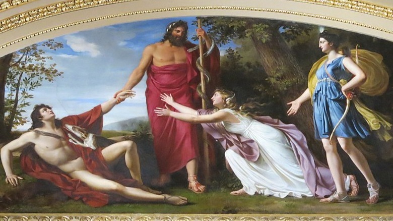 Artemis and the resurrection of Hippolytus