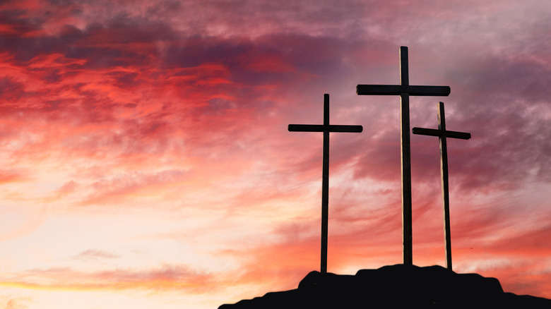 crosses at Golgotha